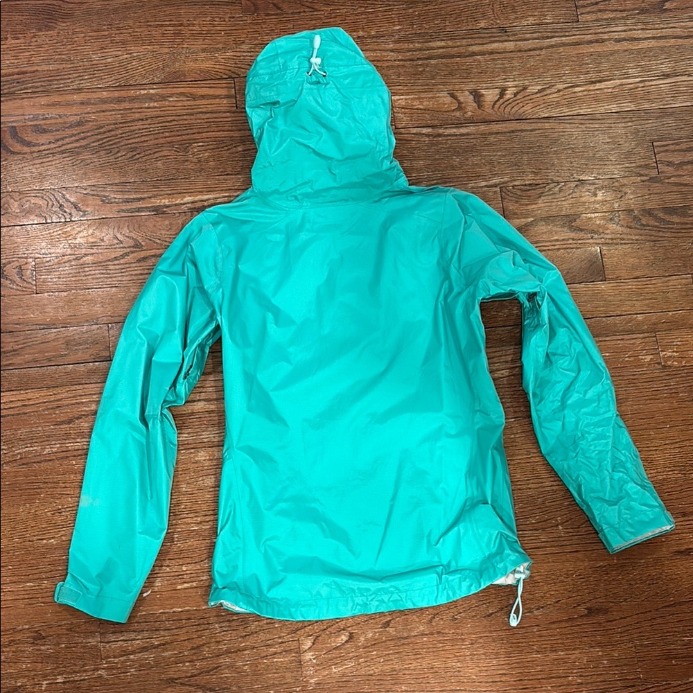 Patagonia Women's Green Rain Jacket Windbreaker - Picture 3 of 3
